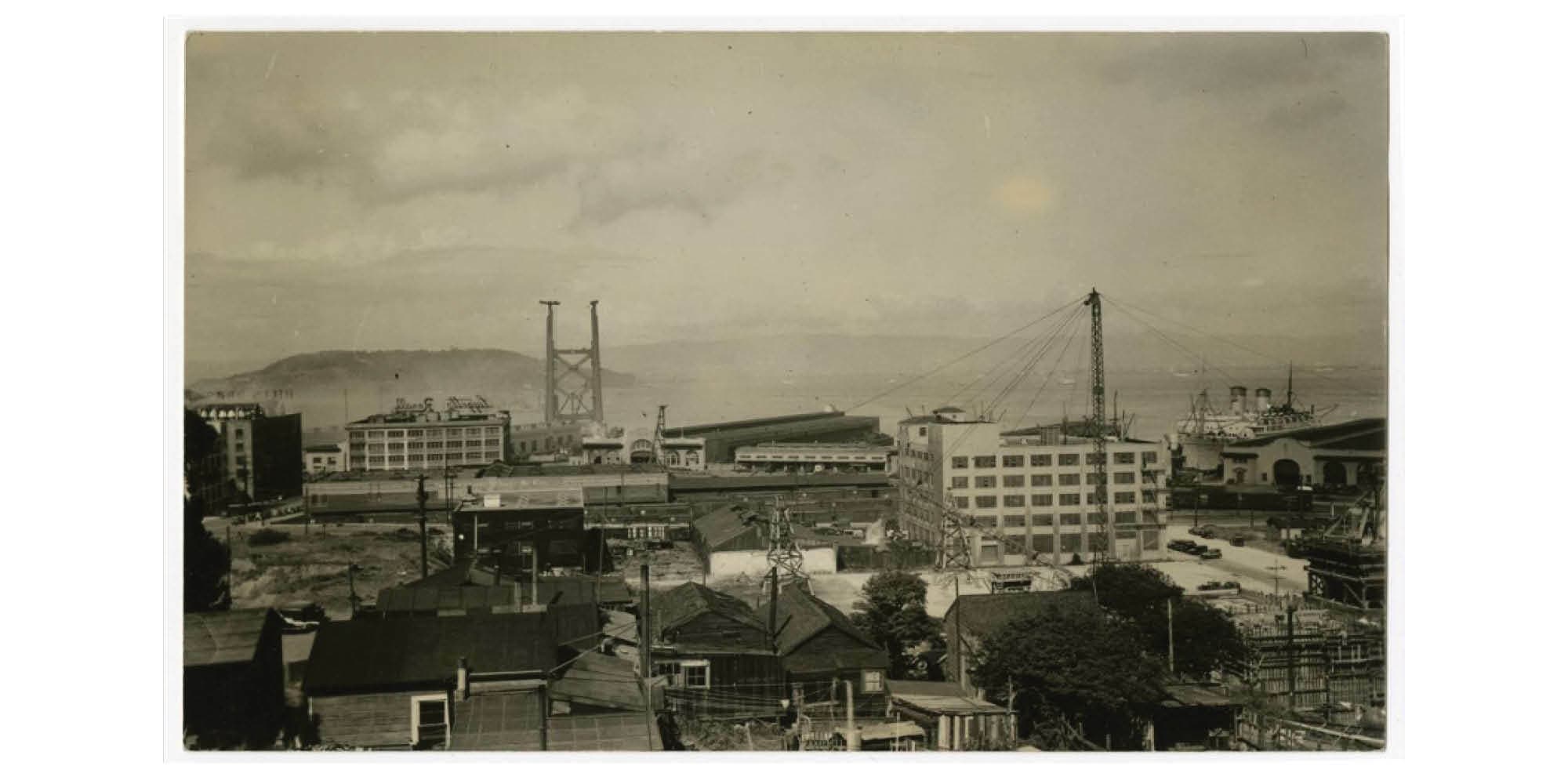 Historical photo from the collection of a San Francisco city district.